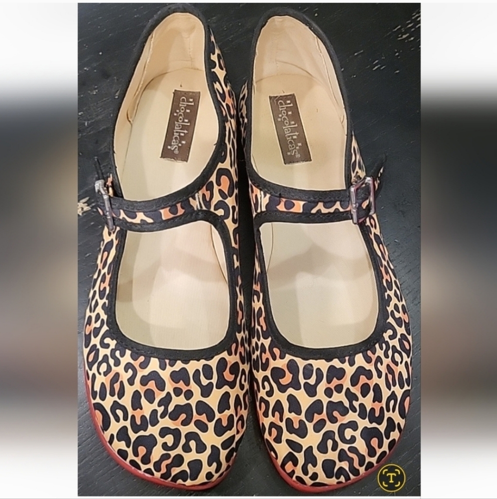 Chocolaticas Leopard Mary Janes